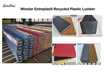 Winstar Extreplas® kierrätettyä muovipuutavaraa